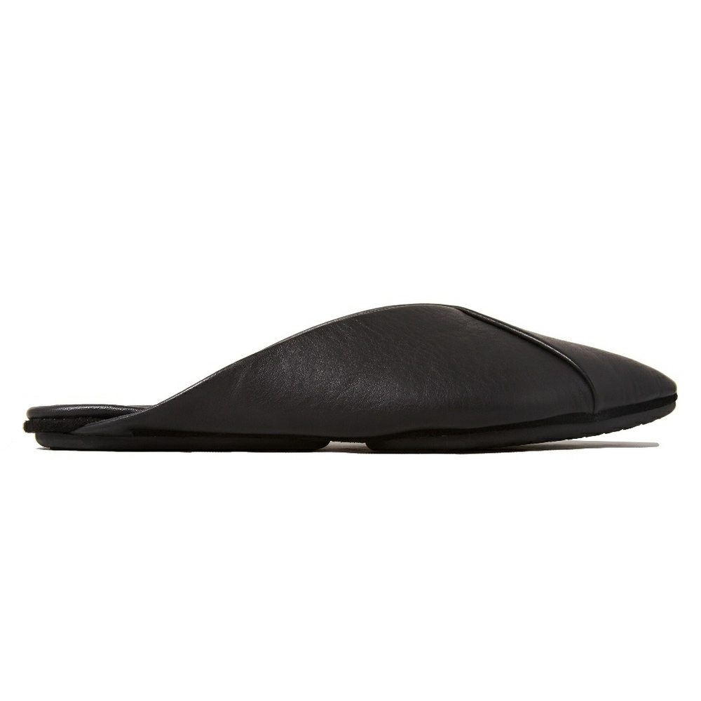 NEW! Yosi Samra Valentina black leather mule SZ 9